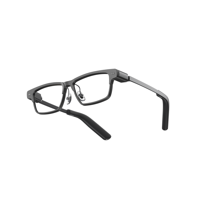 MemoMind One smart glasses in Gotham frame
