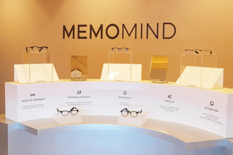 Visitors exploring MemoMind at CES 2026