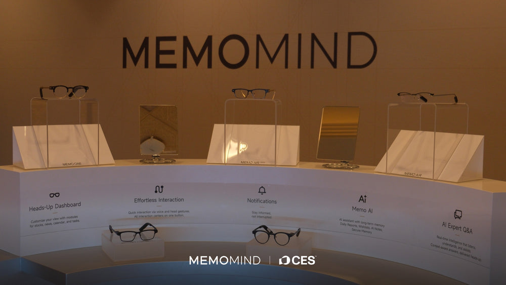 CES 2026 | Crafted for the Mindful | MemoMind AI Smart Glasses