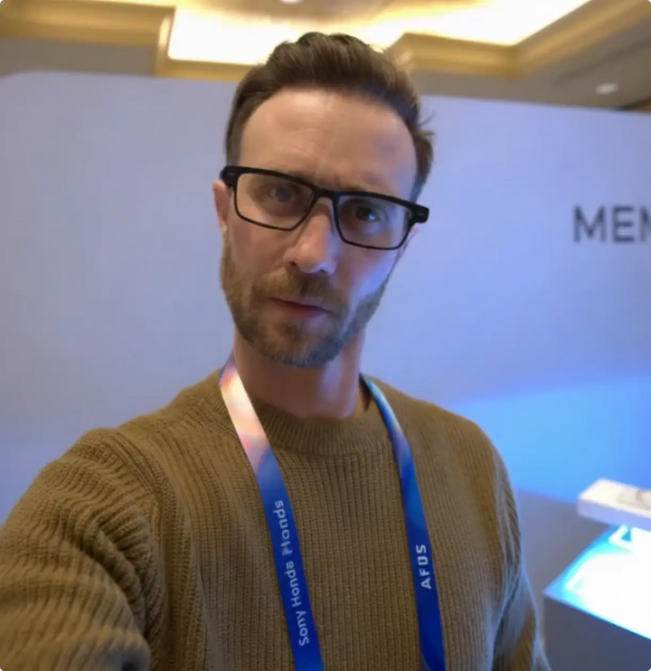 Creator filming MemoMind One