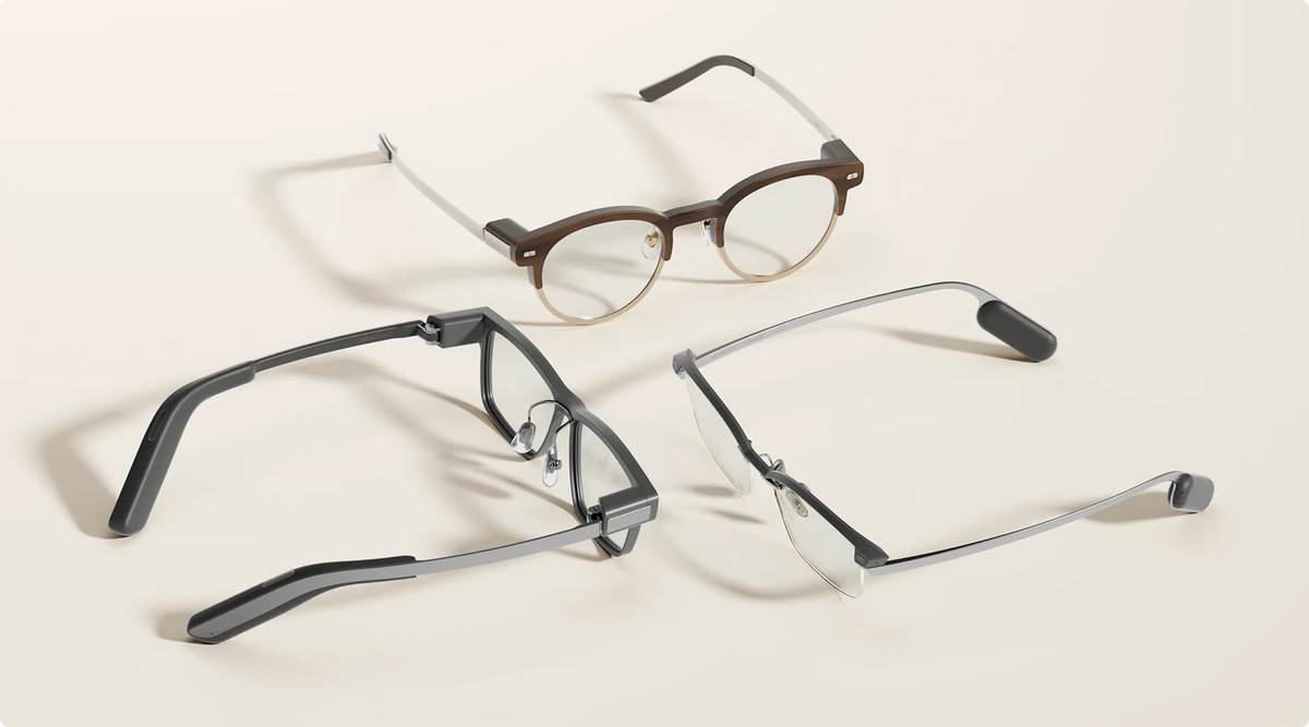 three pairs of memomind one glasses