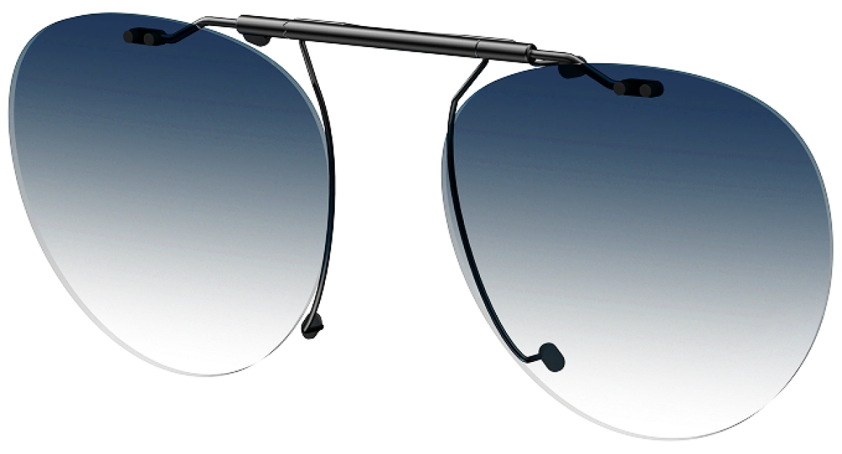 Lightweight gradient TAC sunglasses lenses