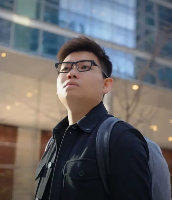 Creator filming MemoMind One