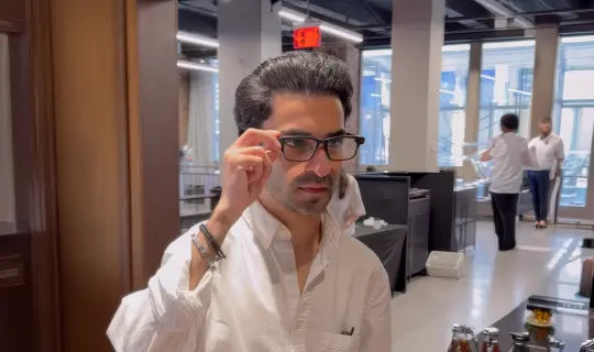 Creator filming MemoMind One
